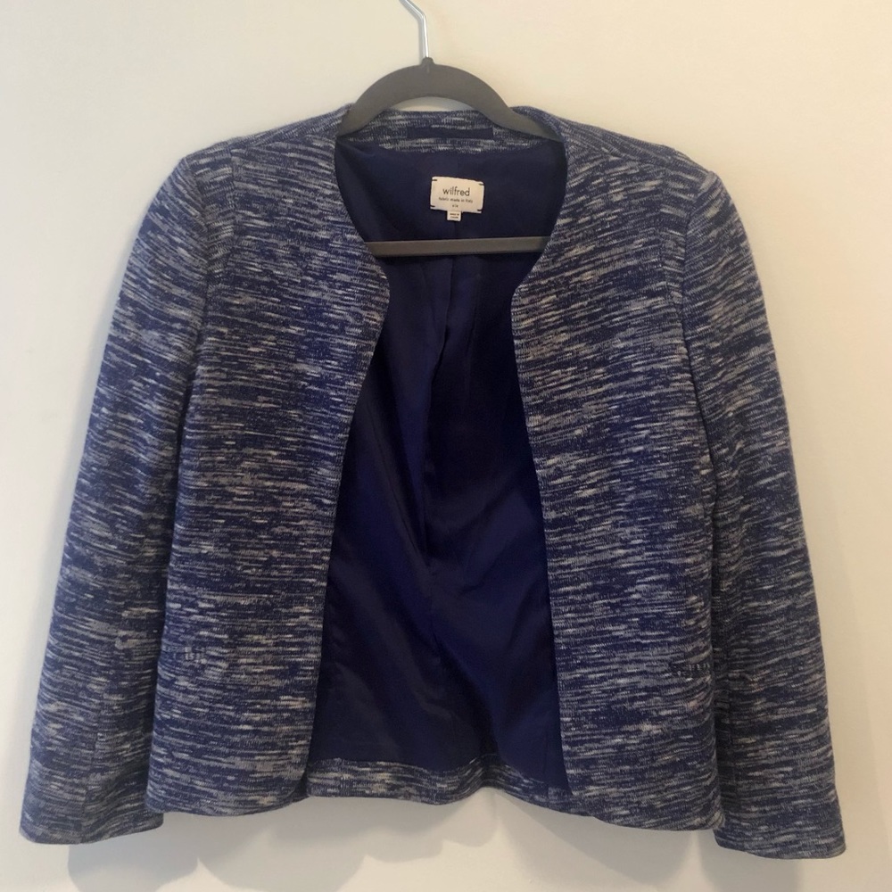 Aritzia Wilfred Purple Blazer